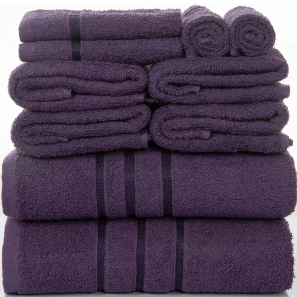 Luxury Cotton 10-Piece Terry Towel Bale Set - Image 9