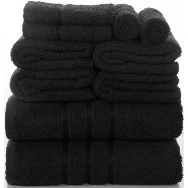 Luxury Cotton 10-Piece Terry Towel Bale Set - Image 8