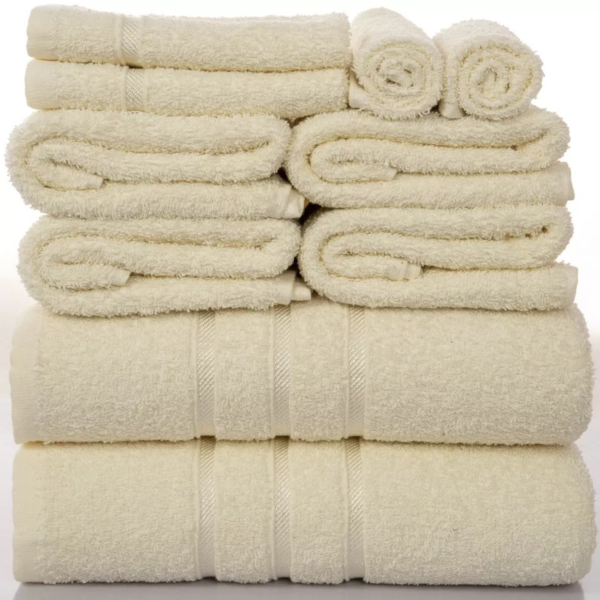 Luxury Cotton 10-Piece Terry Towel Bale Set - Image 7