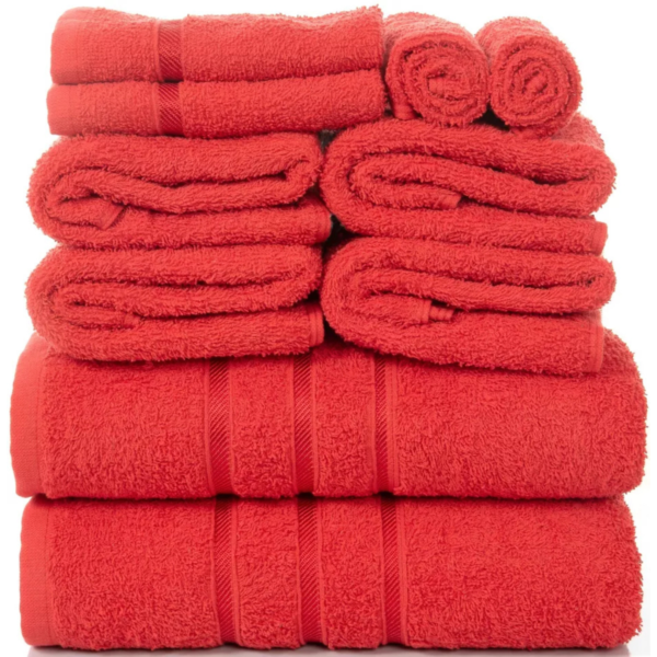 Luxury Cotton 10-Piece Terry Towel Bale Set - Image 4