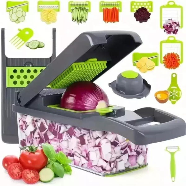 16-in-1 Multi-Functional Vegetable & Fruit Chopper